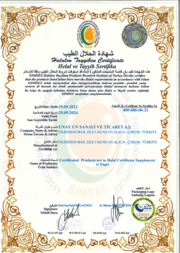 UNAY UN _ HELAL VE TAYYİB SERTİFİKASI (2)
